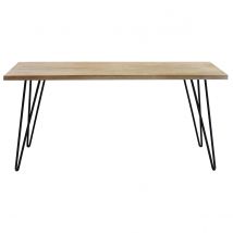 Table à manger en bois manguier massif L160 cm VIBES