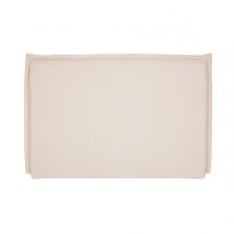 Tête de lit en tissu effet lin beige L160 cm PIA