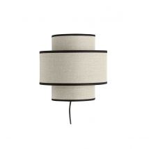 Miliboo - Applique murale design en lin H24 cm SLOT