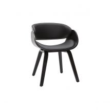 Miliboo - Chaise design noire BENT