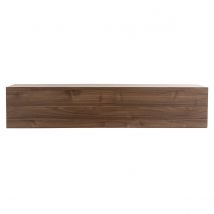 Miliboo - Élément mural TV horizontal finition bois foncé noyer L138 cm ETERNEL