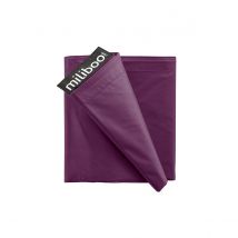 Miliboo - Housse de pouf géant prune BIG MILIBAG
