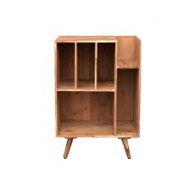 Miliboo - Meuble de rangement vinyles en bois massif L65 cm VIRGILE