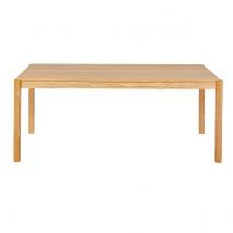 Miliboo - Table à manger rectangulaire scandinave bois clair chêne L200 cm AGALI