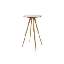 Miliboo - Table de bar ronde scandinave bois L60 cm NORDECO