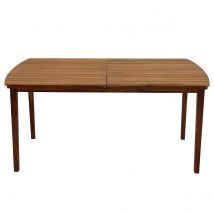 Miliboo - Table de jardin extensible rectangulaire en bois massif L160-210 cm CANOPEE