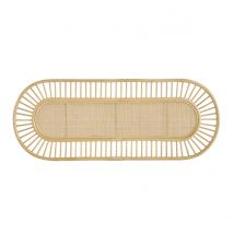 Miliboo - Tête de lit déco en rotin naturel et cannage L165 cm BOW