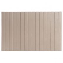 Beige-graues Samt-Kopfteil L170 cm NEHA