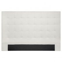 Bettkopfteil gepolstert beige Stoff 180 cm HALCIONA