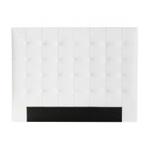 Bettkopfteil gepolstert weißes 160 cm HALCIONA