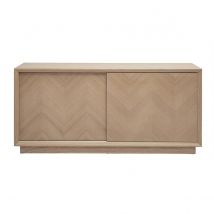 Buffet mit Fischgrätmuster in hellem Eichenholz L160 cm ARROW