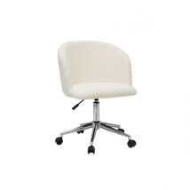 Bürostuhl aus Stoff mit Wolleffekt VANITY