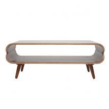 Design-Couchtisch Nussbaum TAKLA