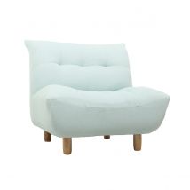 Design-Sessel skandinavisch Grün und Eiche YUMI
