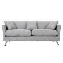 Design-Sofa 3 Plätze Hellgrau VOLUPT