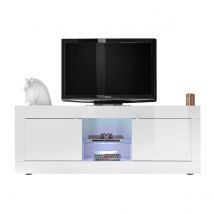 Design-TV-Möbel Weiß Lackiert 180 cm LATTE