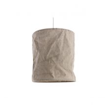 Lampenschirm aus weichem Leinen D 35 cm beige HAO