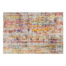 Rechteckiger, bunter Teppich 160 x 230 cm DOJA