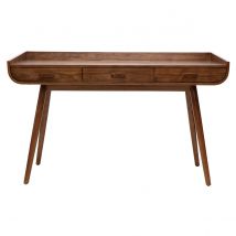 Schreibtisch Vintage Holz Nussbaum HALLEN