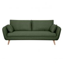 Skandinavisches 3-Sitzer-Sofa Khaki CREEP