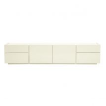 TV-Möbel in glänzendem Beige mit Stauraum L199.8 cm ISAURE