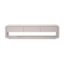 Mueble para TV diseño beige brillante con 3 cajones L179.5 cm SAILOR