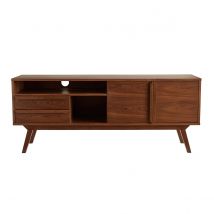 Mueble TV alto de nogal vintage 160 cm VOLVER