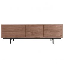Mueble TV diseño vintage nogal MANNY