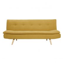 Sofá convertible nórdico 3 plazas amarillo SENSO