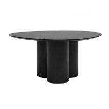 Tavolino da salotto design legno nero L78 cm HOLLEN