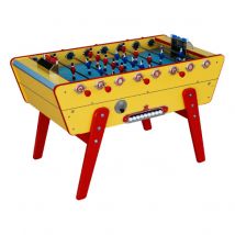 Calciobalilla Stella Champion giallo con Gettoniera