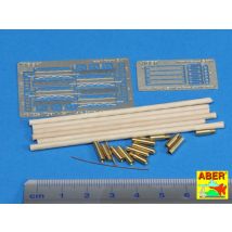 Barrel cleaning rods with brackets for Tiger I early / late / Kanonenputzset