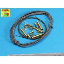 Tow cables & track cable with brackets used on Tiger I  King Tiger & Panther