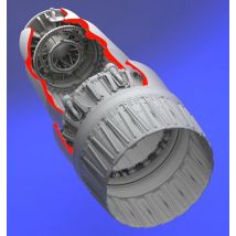 MiG 23 Flogger - Exhaust nozzle - opened