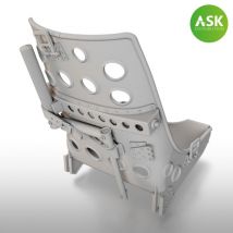 A6M Zero Seat early with strarting handle - 3D print