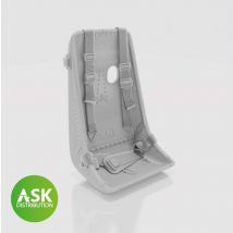 Messerschmitt P.1101 Seat (Me 163 type) with Seat belts - 3D print [Das Werk]