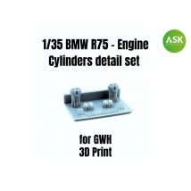 BMW R75 - Engine Cylinders detail set [Great Wall Hobby]
