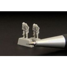 German pilot WWII (two pieces)