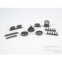 Boeing B-17G - Engine Set (port side engine) (1 StÃ¼ck)  [Airfix]