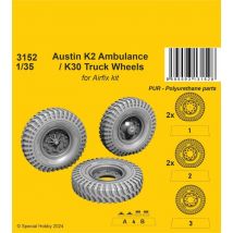 Austin K2 Ambulance / K30 Truck - Wheels [Airfix]