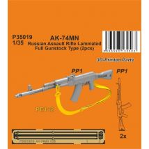 AK-74MN Soviet/Russian Assault Rifle / Laminated Full Gunstock Type (2 pcs.)