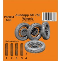 Zündapp KS 750 - Wheels  [Academy]