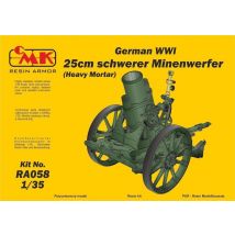 German WWI 25cm schwerer Minenwerfer/ Heavy Mortar-All Resin kit