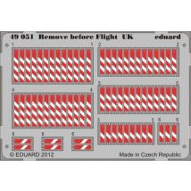 Remove before flight UK