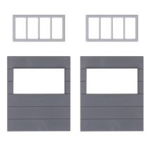 2 Wandelemente mit horizontalen Fenstern, Goldbeck