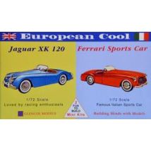 Jaguar XK120 &  Ferrari