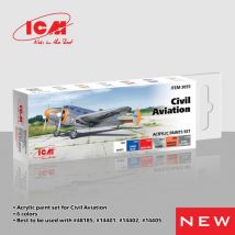 Acrylic Paint Set - Civil Aviation [6 x 12 ml]