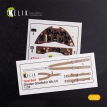 Gloster Gladiator Mk.II - Interior 3D-Decals [ICM]