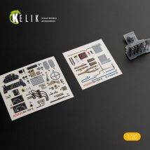 BF-109 E - Interior 3D-Decals with 3D printed parts [Trumpeter]