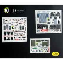 F-15C MSIP II - Interior 3D-Decals [Tamiya]